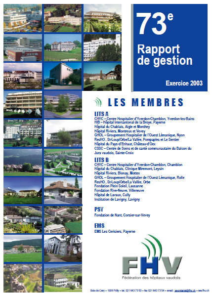 Couverture rapport de gestion 2007
